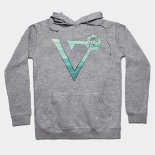 Teal Ombre Seventeen Hoodie